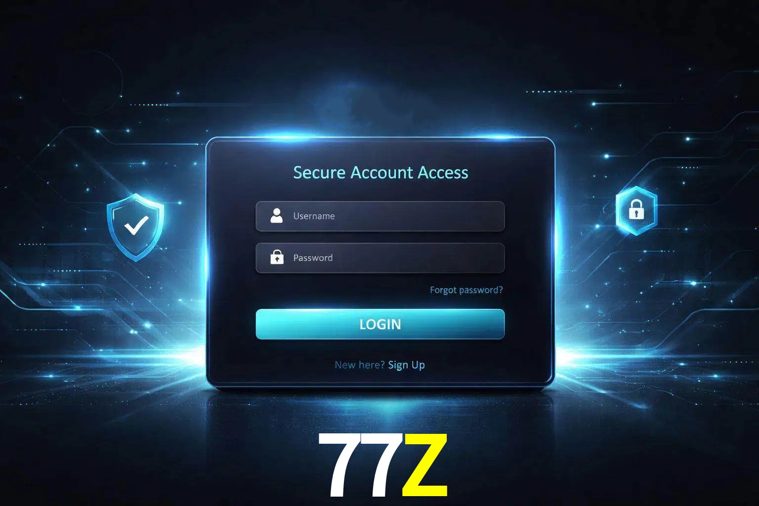 Pantalla de inicio de sesión de cuenta 77Z para usuarios en México